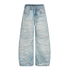 CapCabin Ice Web Wide-Leg Jeans