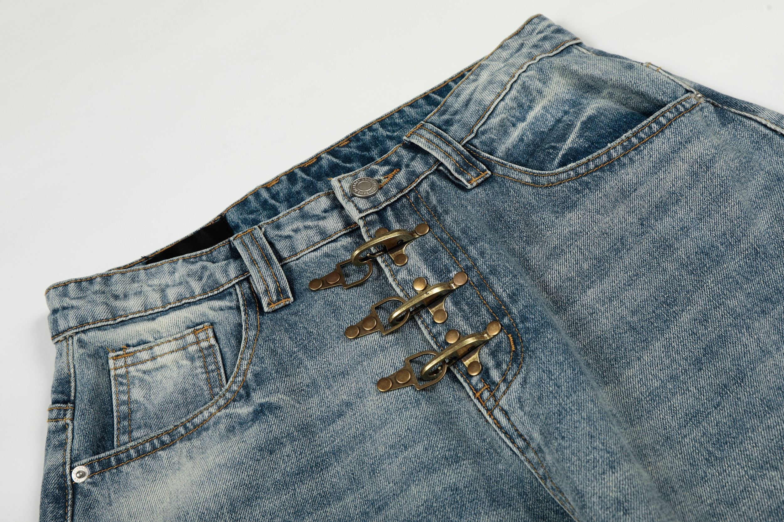 CapCabin Vintage Hook Denim Pants