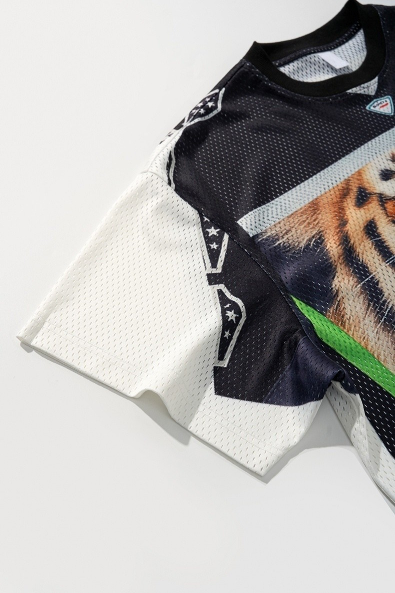 CapCabin Tiger Peace Mesh Jersey