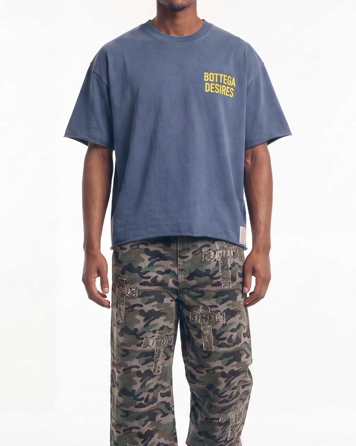 Bottega Desires F*** Em Tee Blue