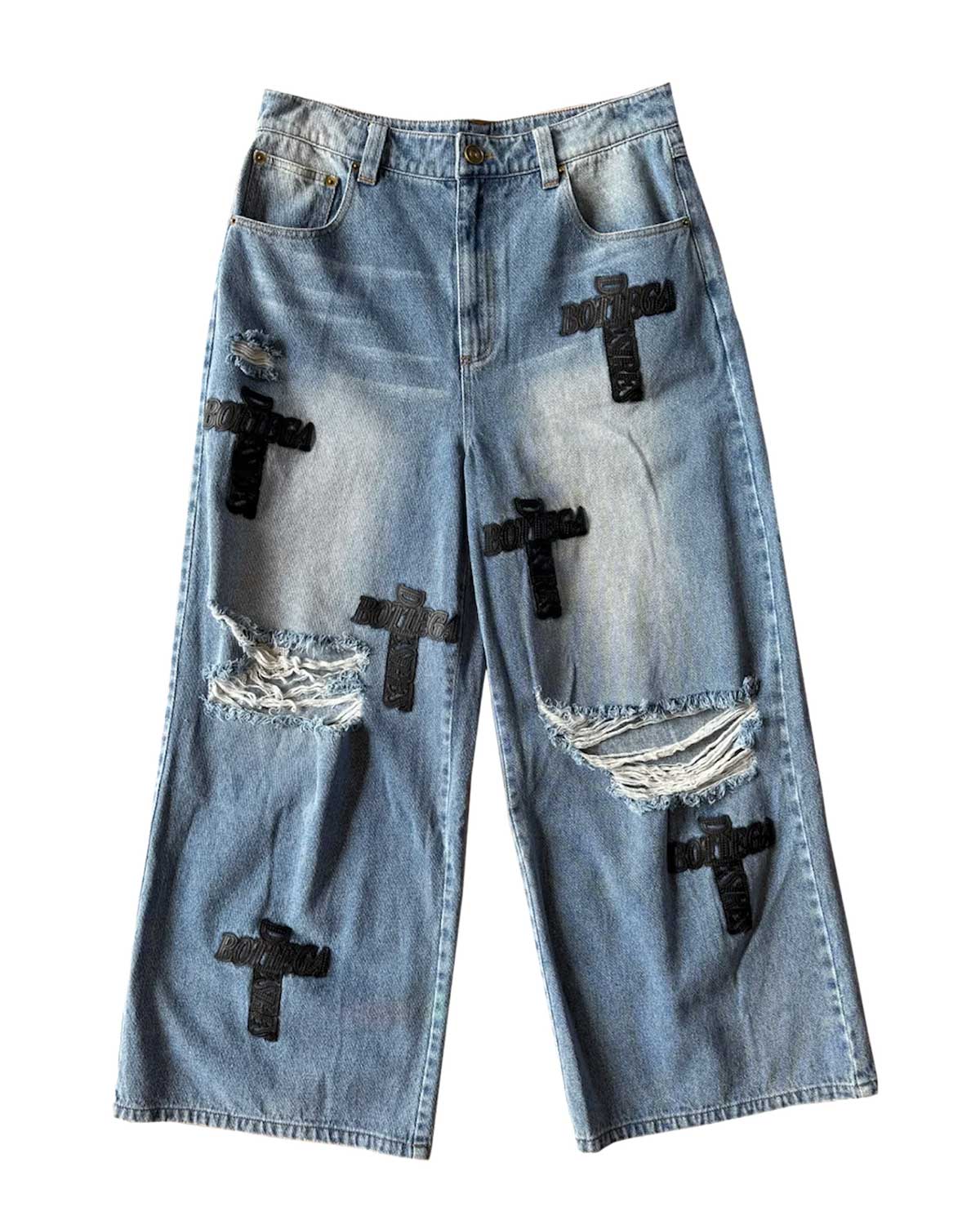 Bottega Desires Holy Grail Denim Pants Blue
