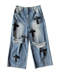 Bottega Desires Holy Grail Denim Pants Blue