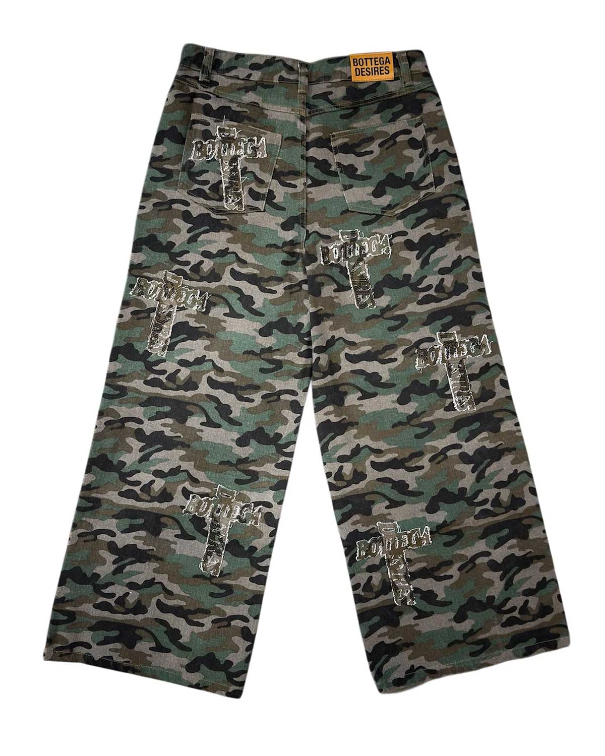 Bottega Desires Holy Grail Denim Pants Camo