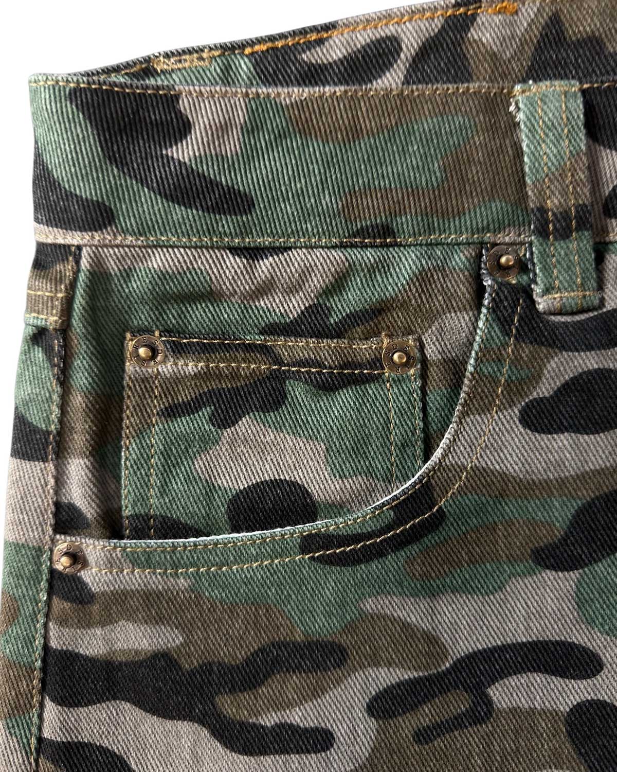 Bottega Desires Holy Grail Denim Pants Camo