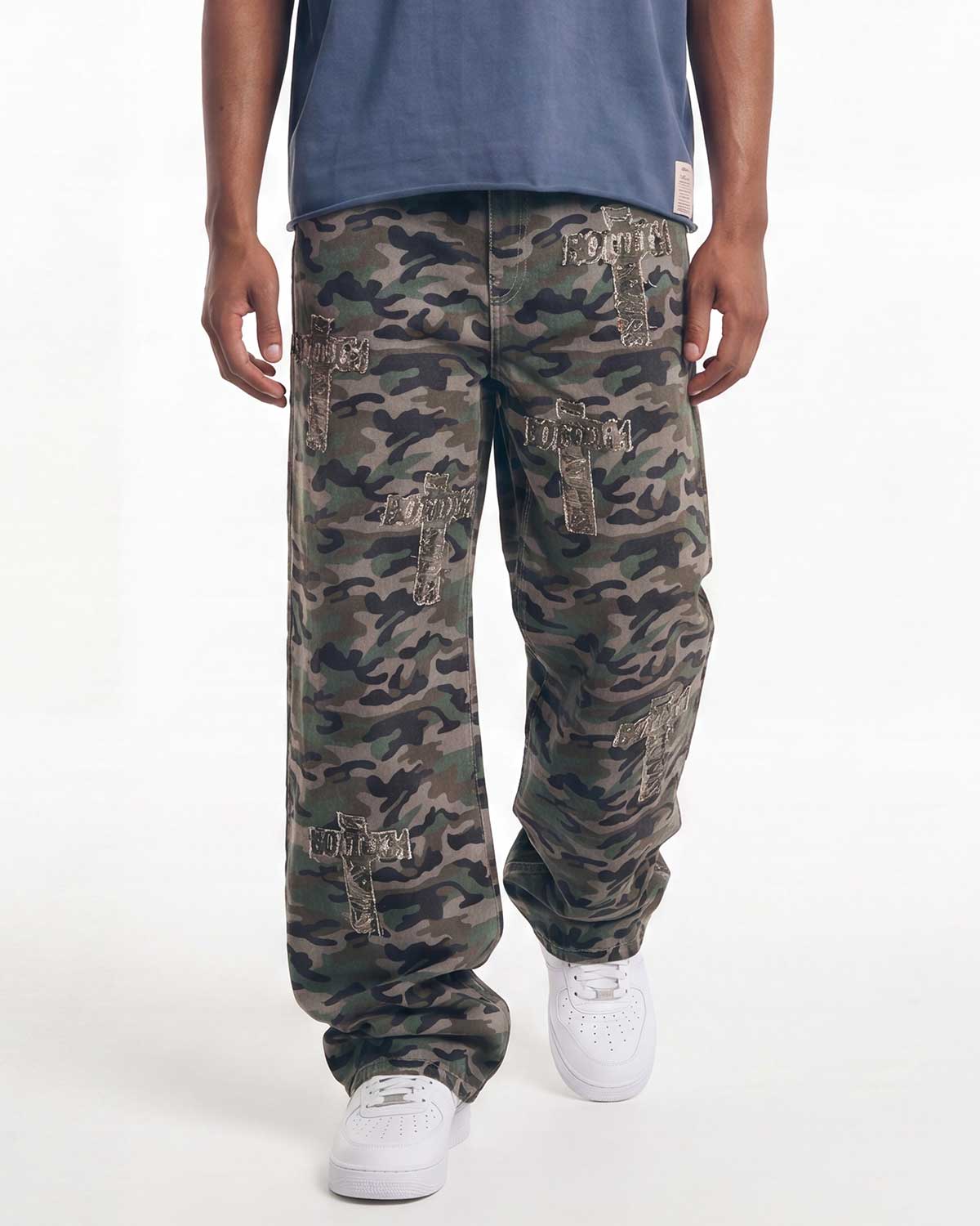 Bottega Desires Holy Grail Denim Pants Camo