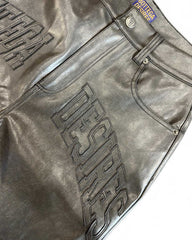 Bottega Desires Leather Shorts Black