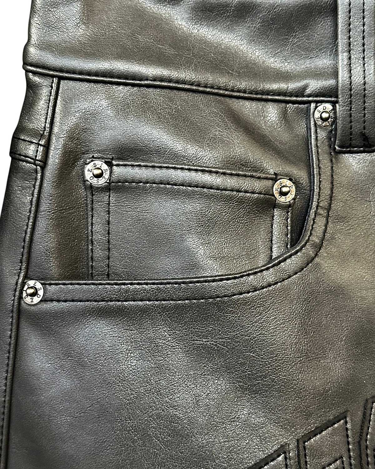 Bottega Desires Leather Shorts Black