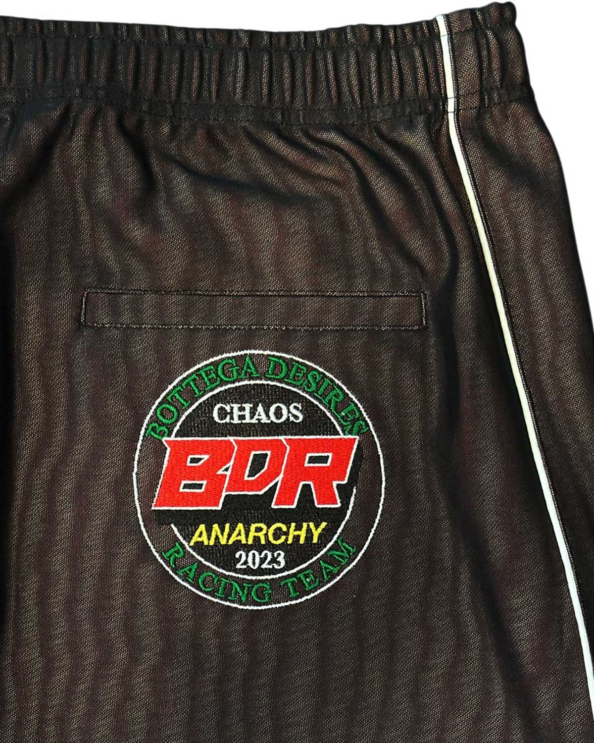 Bottega Desires Race Track Pants Black