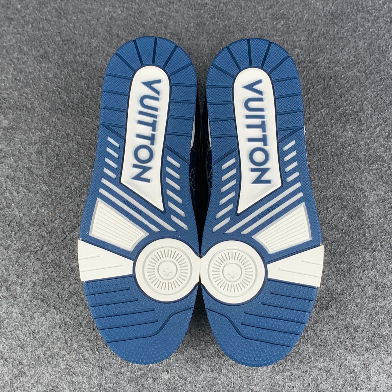 LV Trainer Monogram Denim 'White Blue'