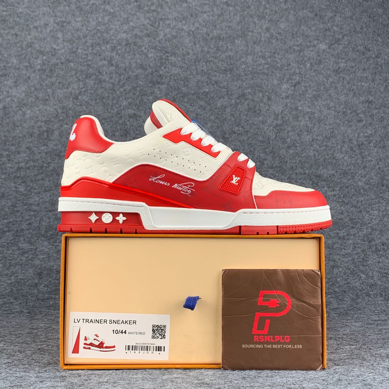 LV Trainer Low '#54 Signature 'Red White'