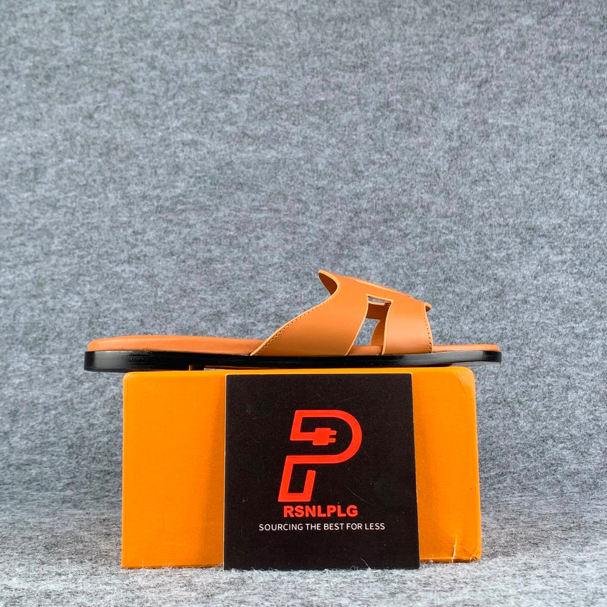 LV Isola Flat Mule 'Cognac'