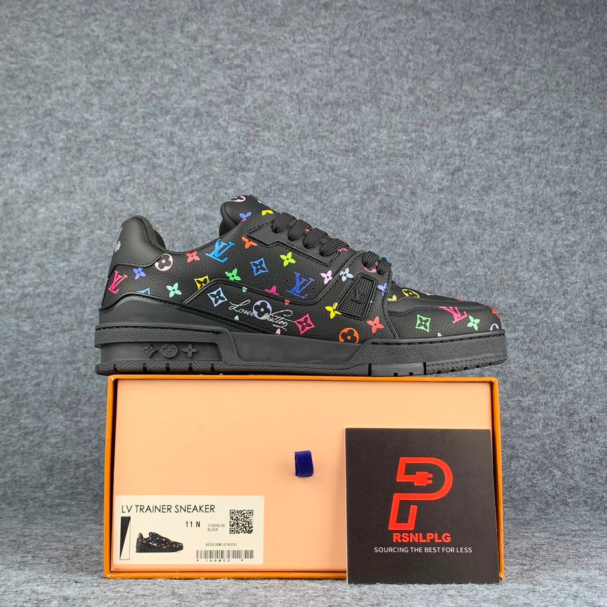 Takashi Murakami x Louis Vuitton Trainer 'Black'