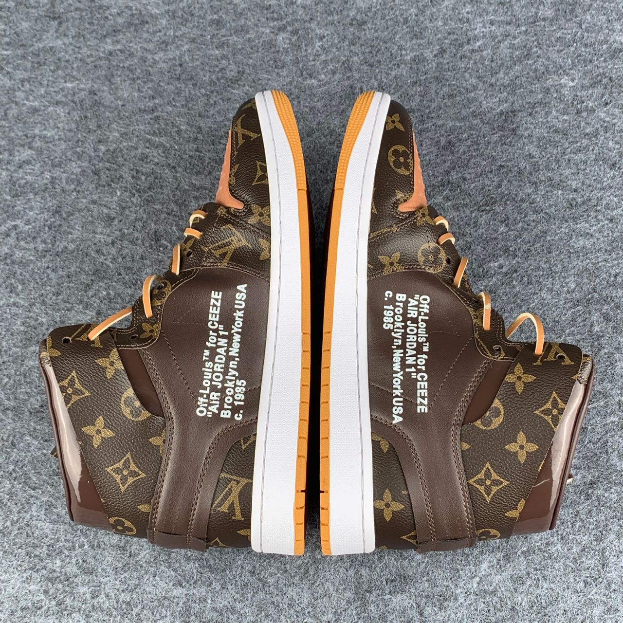 Custom Air Jordan 1 High 'Monogram Flux'