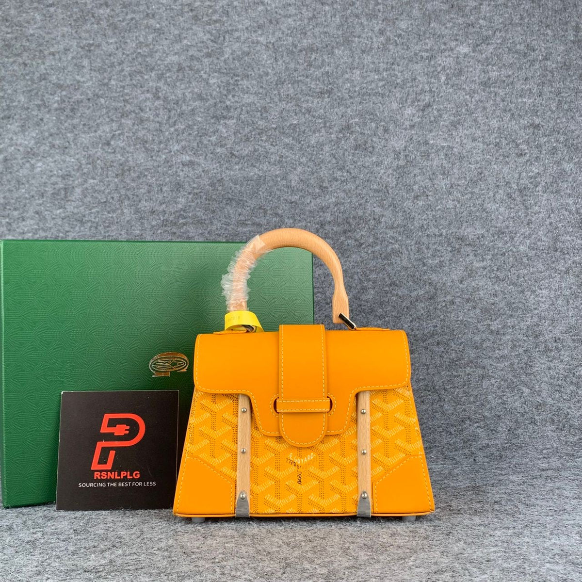 Goyard Saïgon Structure Mini Bag 'Yellow'.