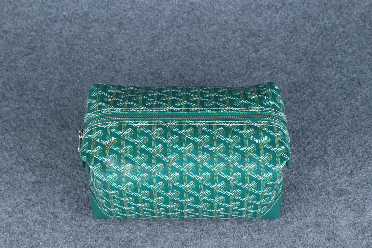 Goyard Boeing 25 Toiletry Bag 'Green'