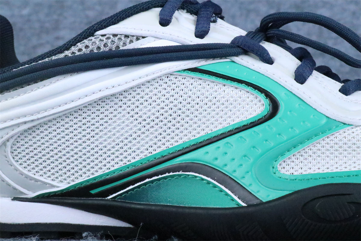 Balenciaga Radar Gradient Lines Sneaker 'Green White Grey'