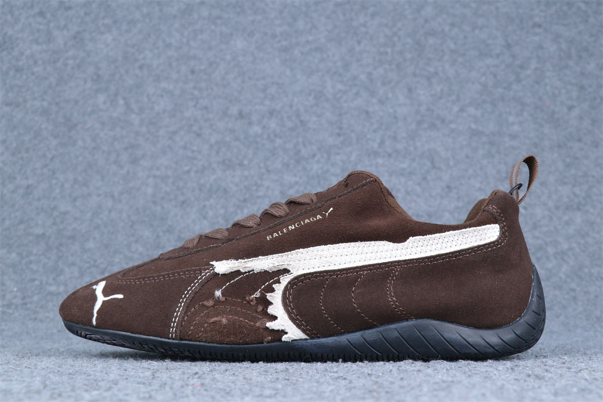 Balenciaga x Puma Speedcat Suede 'Distressed Brown White'