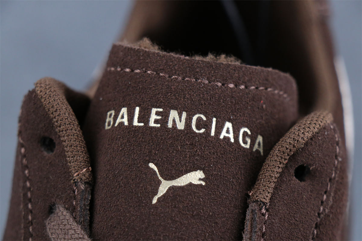 Balenciaga x Puma Speedcat Suede 'Distressed Brown White'
