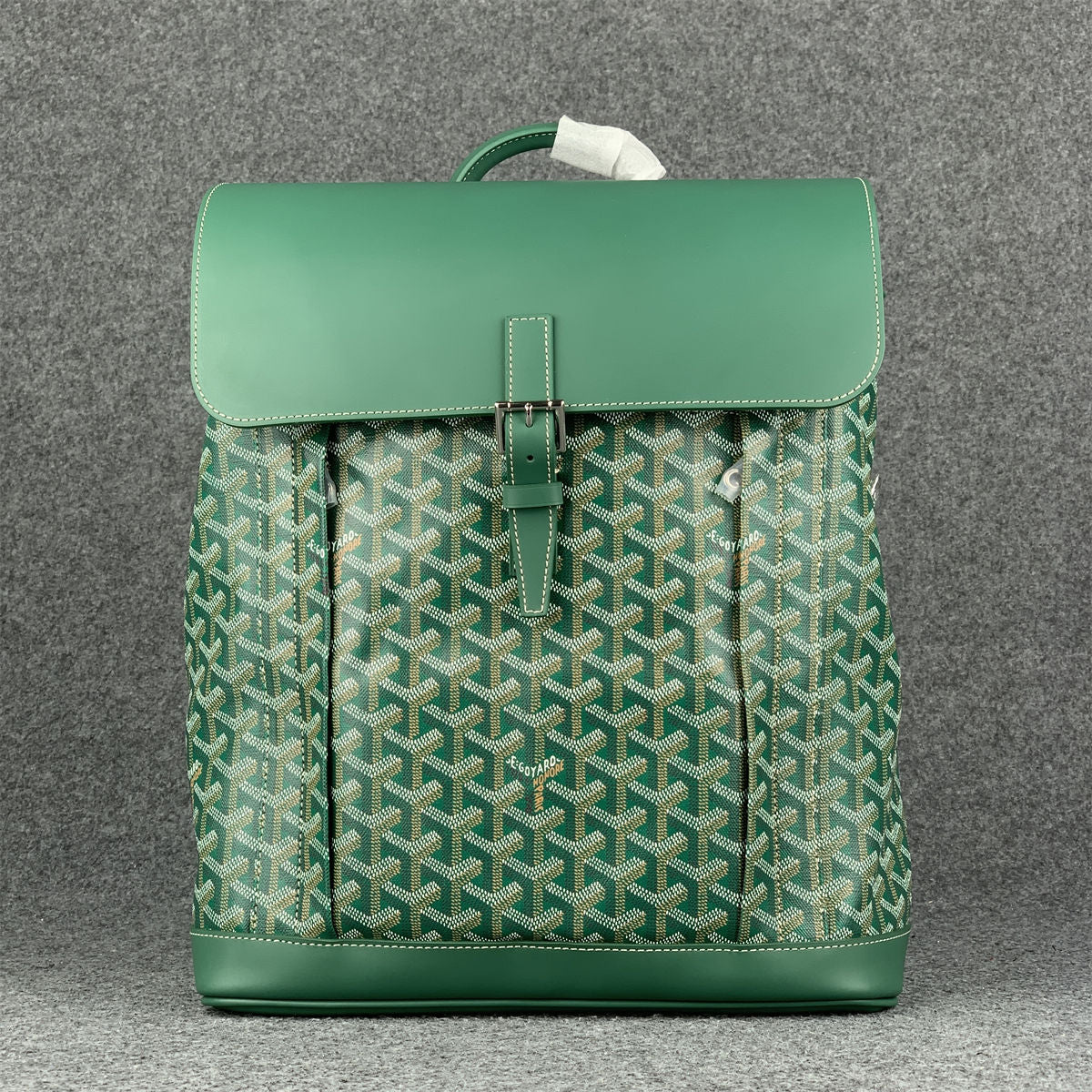 Goyard Alpin Backpack 'Green Goyardine'