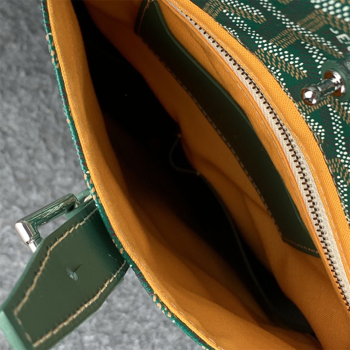 Goyard Alpin Backpack 'Green Goyardine'