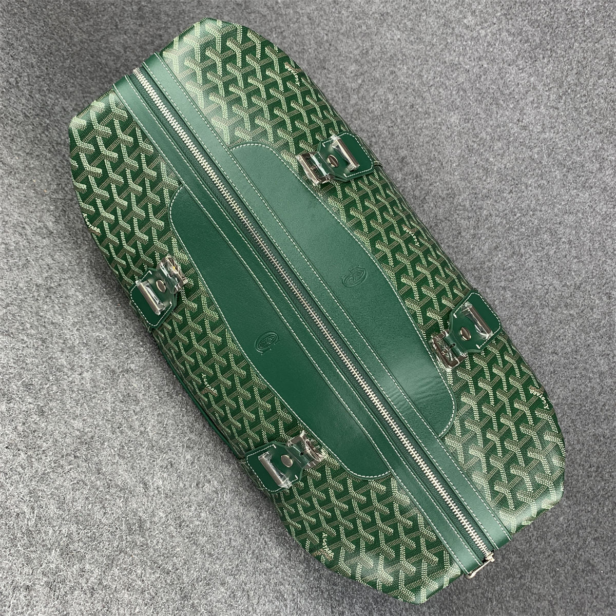 Goyard Boeing 50 Travel Bag 'Green Goyardine'