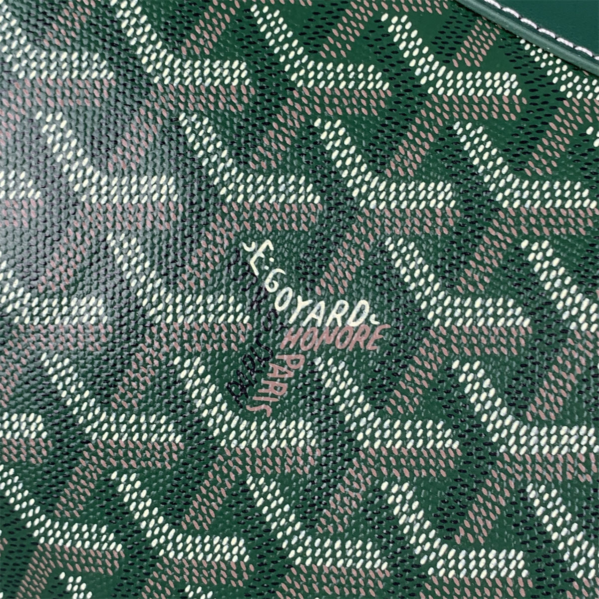 Goyard Boeing 50 Travel Bag 'Green Goyardine'