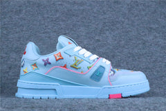 LV Trainer 'Monogram Donuts Blue'