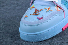 LV Trainer 'Monogram Donuts Blue'