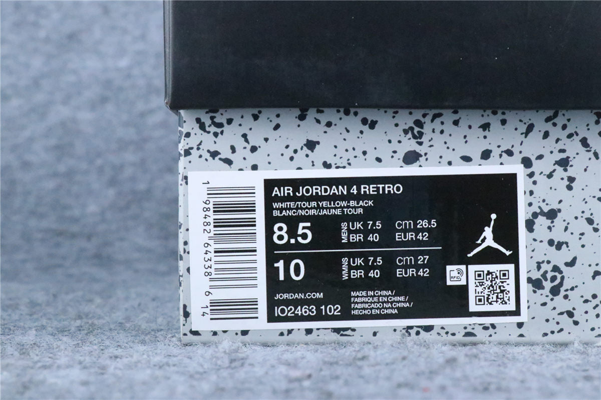 Air Jordan 4 Retro 'Rare Air - Tour Yellow' 2026