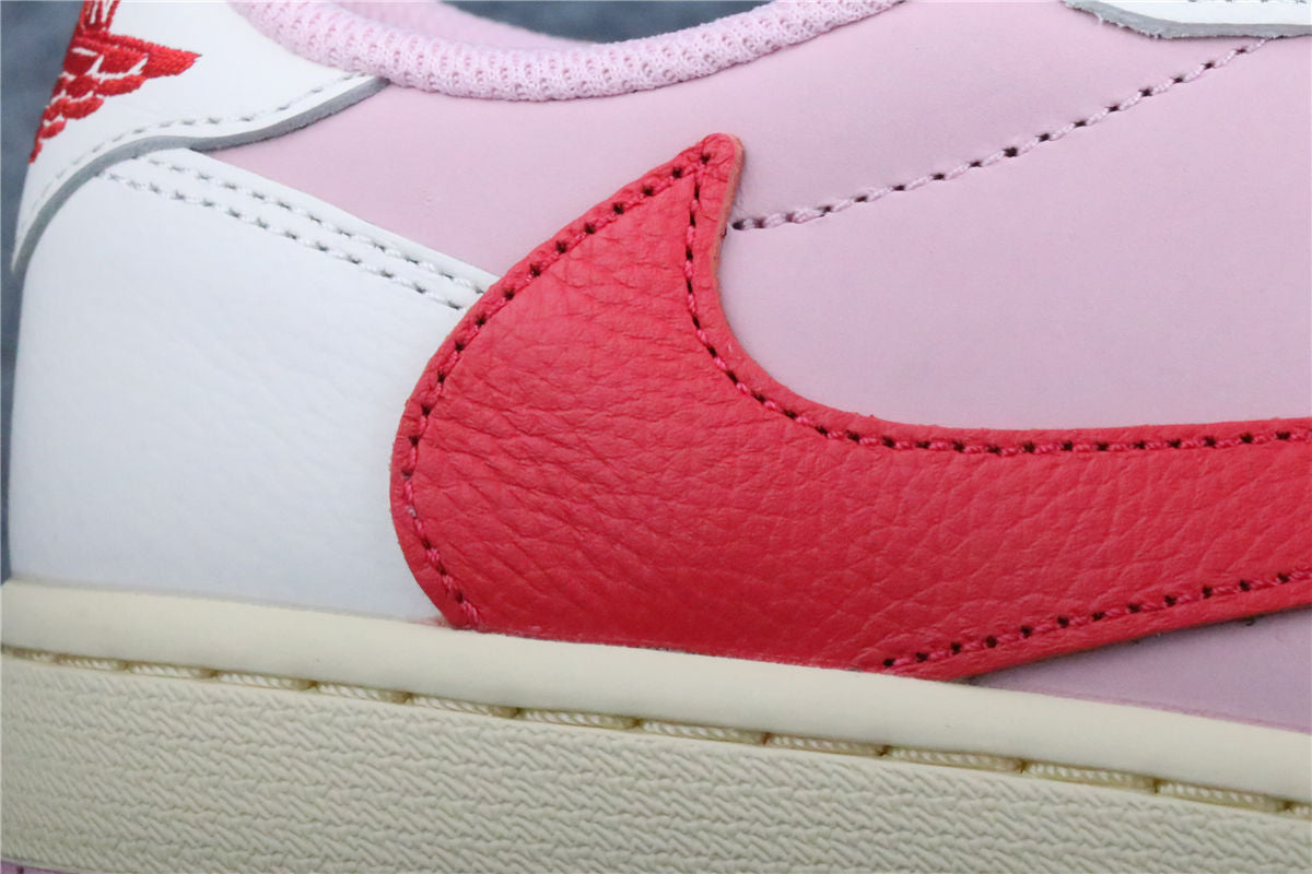 Travis Scott x Air Jordan 1 Retro Low OG 'Sail Tropical Pink' (US Warehouse, No QC)