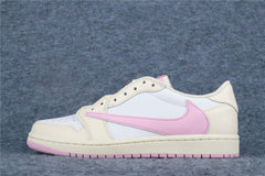 Travis Scott x Air Jordan 1 Retro Low OG 'Shy Pink' (US Warehouse, No QC)