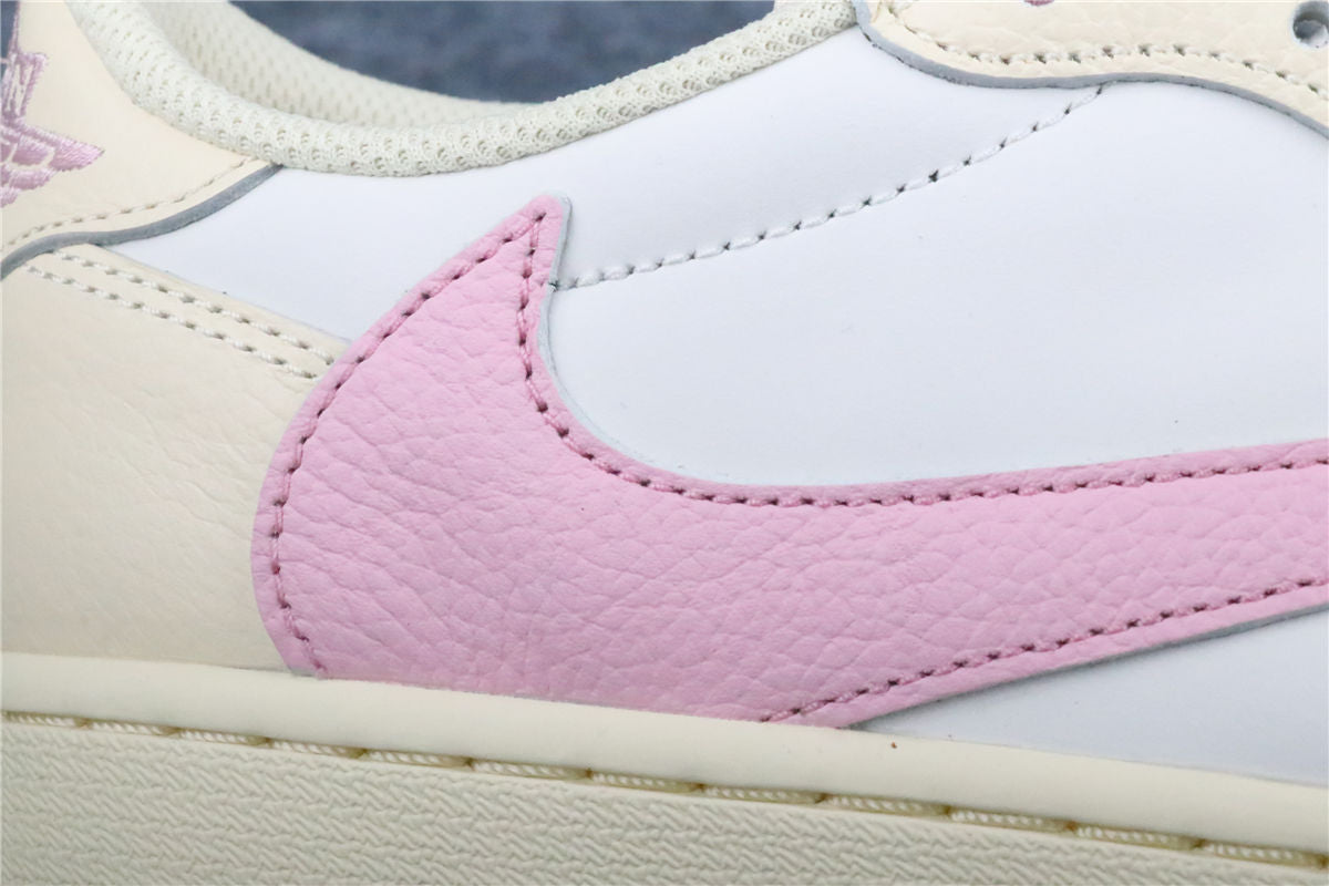 Travis Scott x Air Jordan 1 Retro Low OG 'Shy Pink' (US Warehouse, No QC)