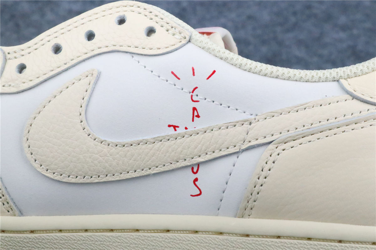 Travis Scott x Air Jordan 1 Retro Low OG 'Shy Pink' (US Warehouse, No QC)