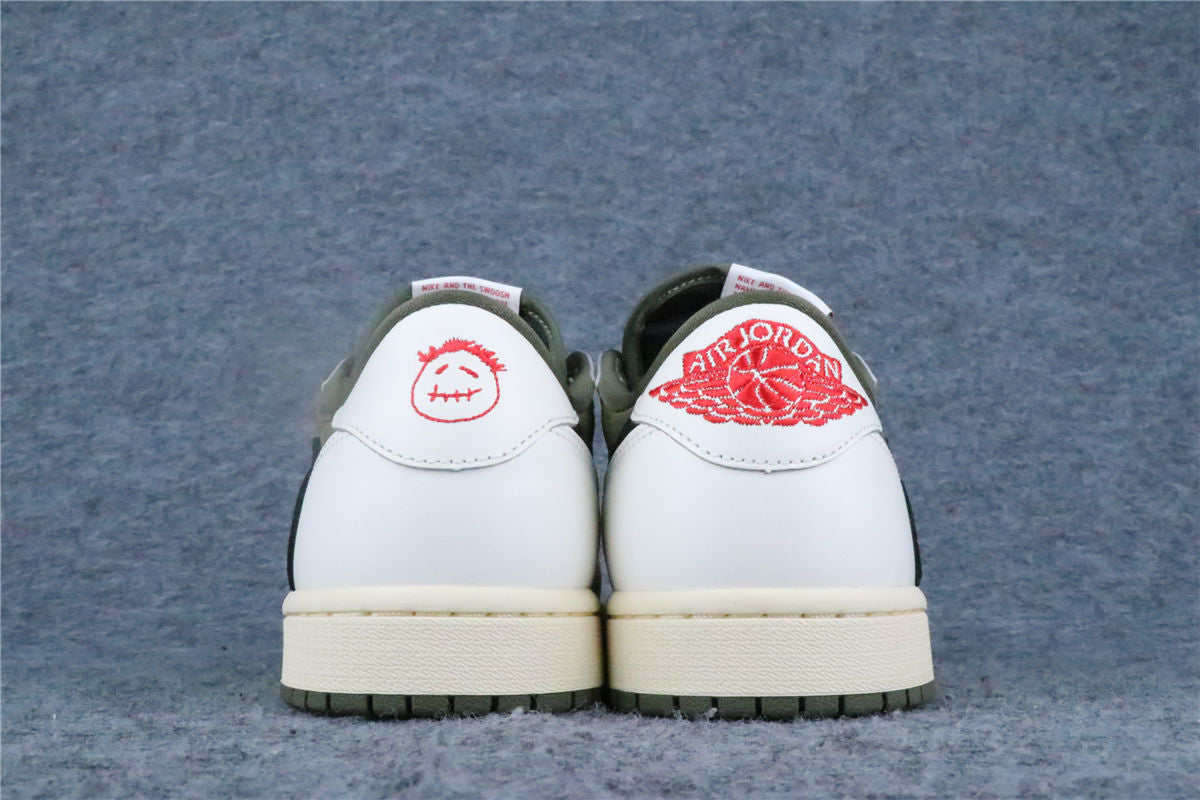 Travis Scott x Air Jordan 1 Retro Low OG SP 'Reverse Olive / Medium Olive' (US Warehouse, No QC)