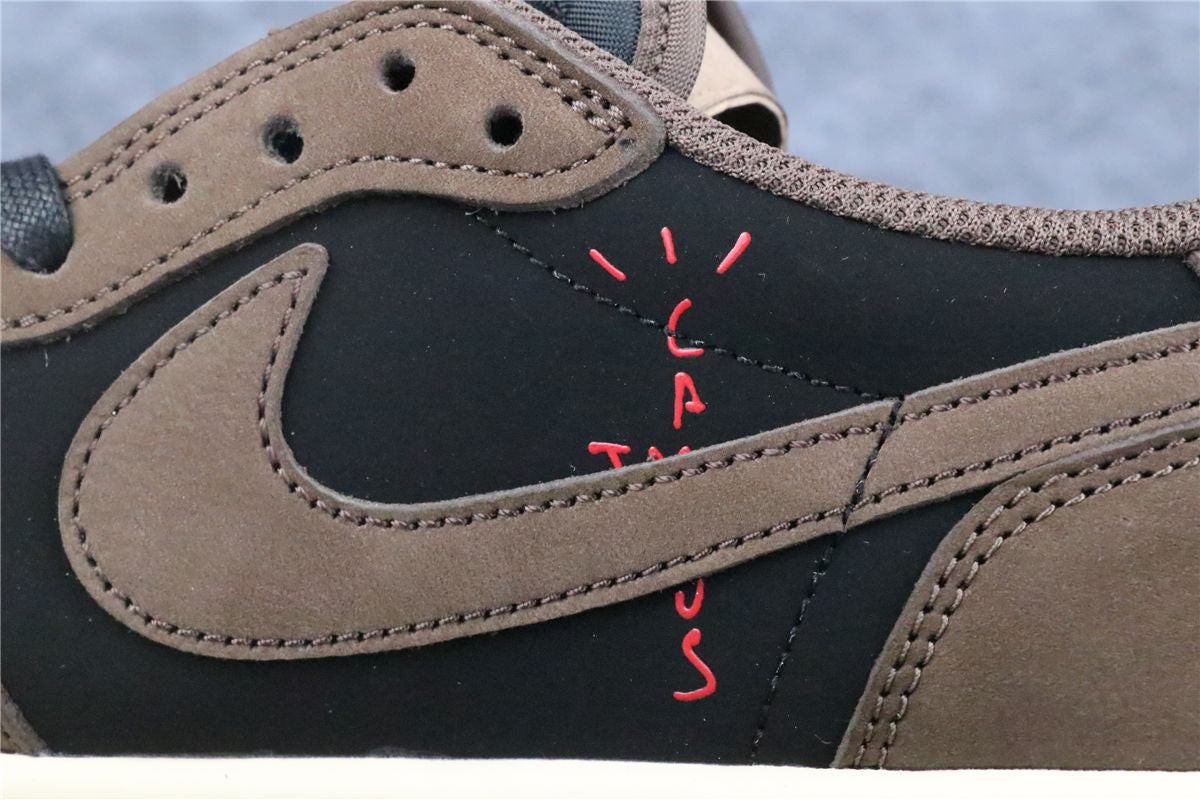 Travis Scott x Air Jordan 1 Low 'Mocha' (US Warehouse, No QC)