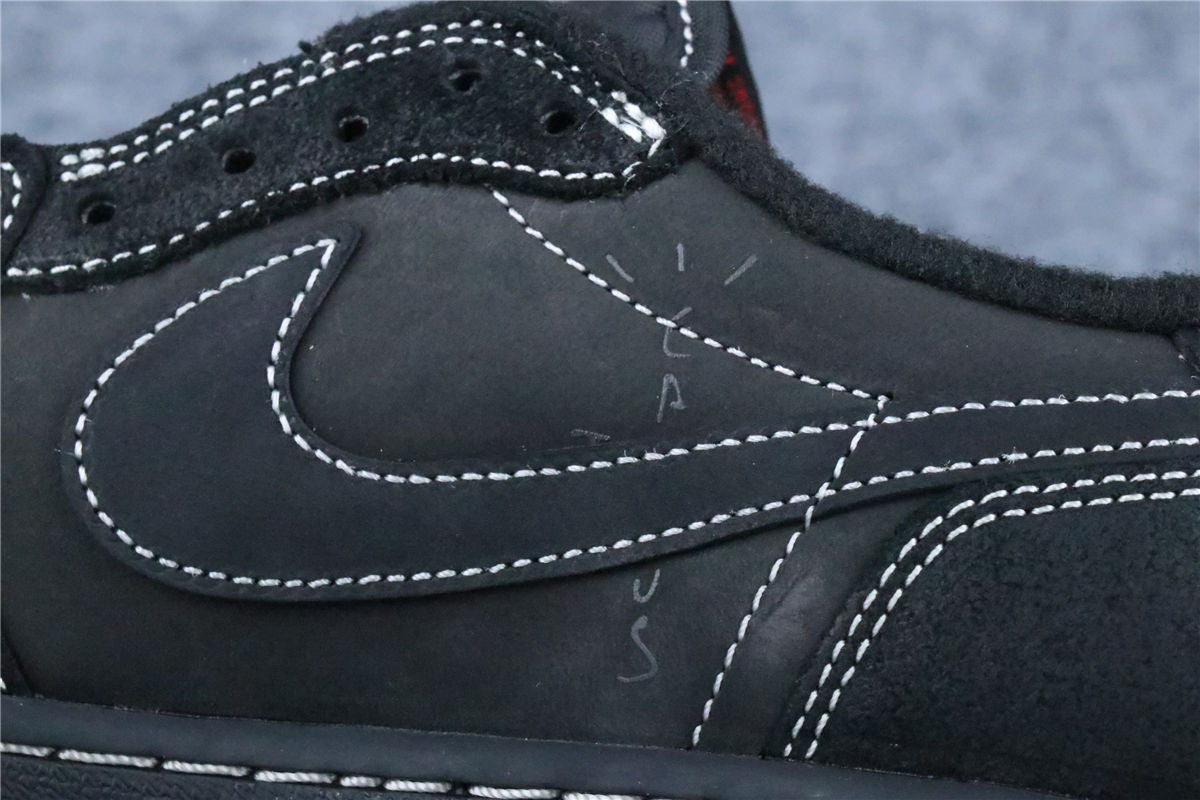 Travis Scott x Air Jordan 1 Low OG SP 'Black Phantom' (US Warehouse, No QC)