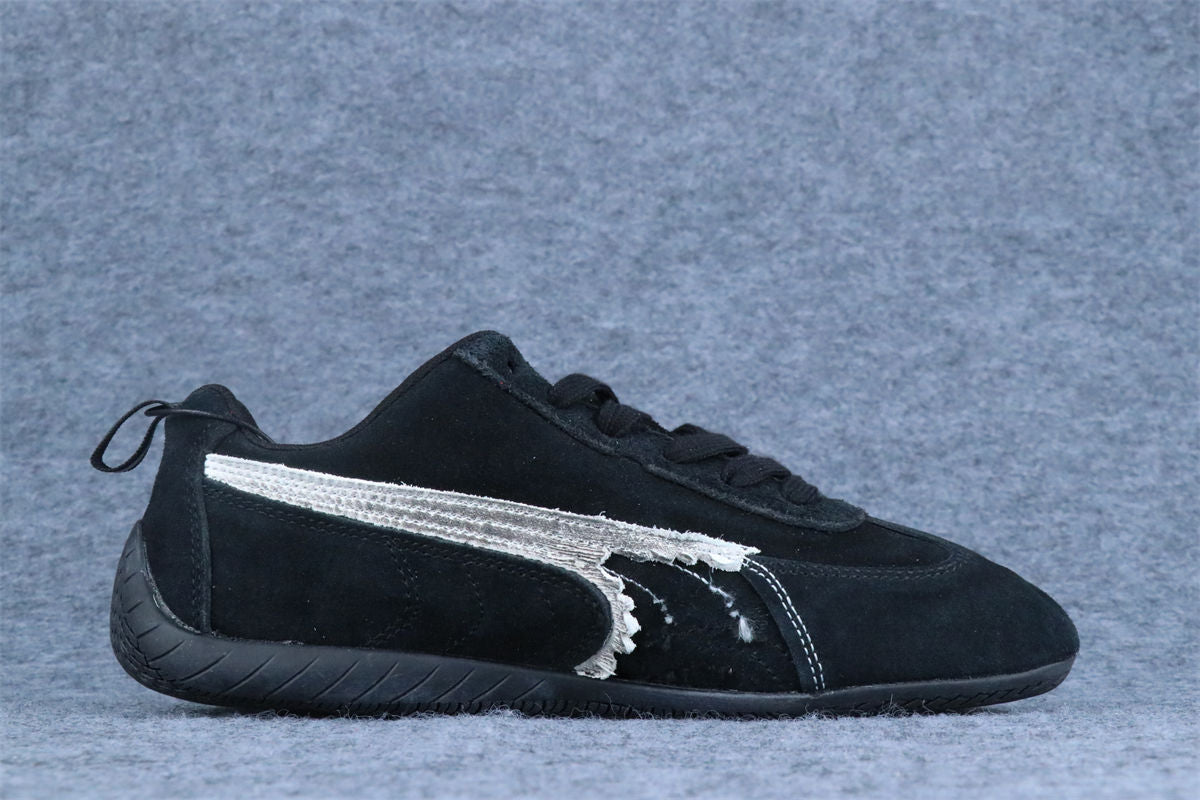 Balenciaga x Puma Speedcat Suede 'Distressed Black White'