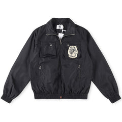 Saint Vanity Multi-Pocket Utility Zip Jacket - Black