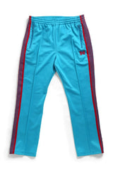Needles Style Embroidered Butterfly Side-Tape Track Pants - Bright Blue/Red