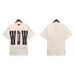 Who Decides War Giant WDW Logo Graphic T-Shirt - Off-White