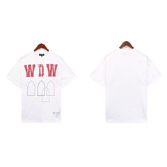 Who Decides War WDW Lettering & Arch Graphic T-Shirt - White