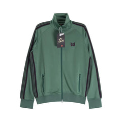 Needles Style Embroidered Butterfly Track Jacket - Grass Green/Dark