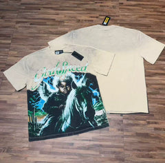 Godspeed Lightning Warrior Graphic T-Shirt – White