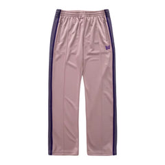 Needles Style Embroidered Butterfly Multi-Stripe Track Pants - Dusty Pink/Purple