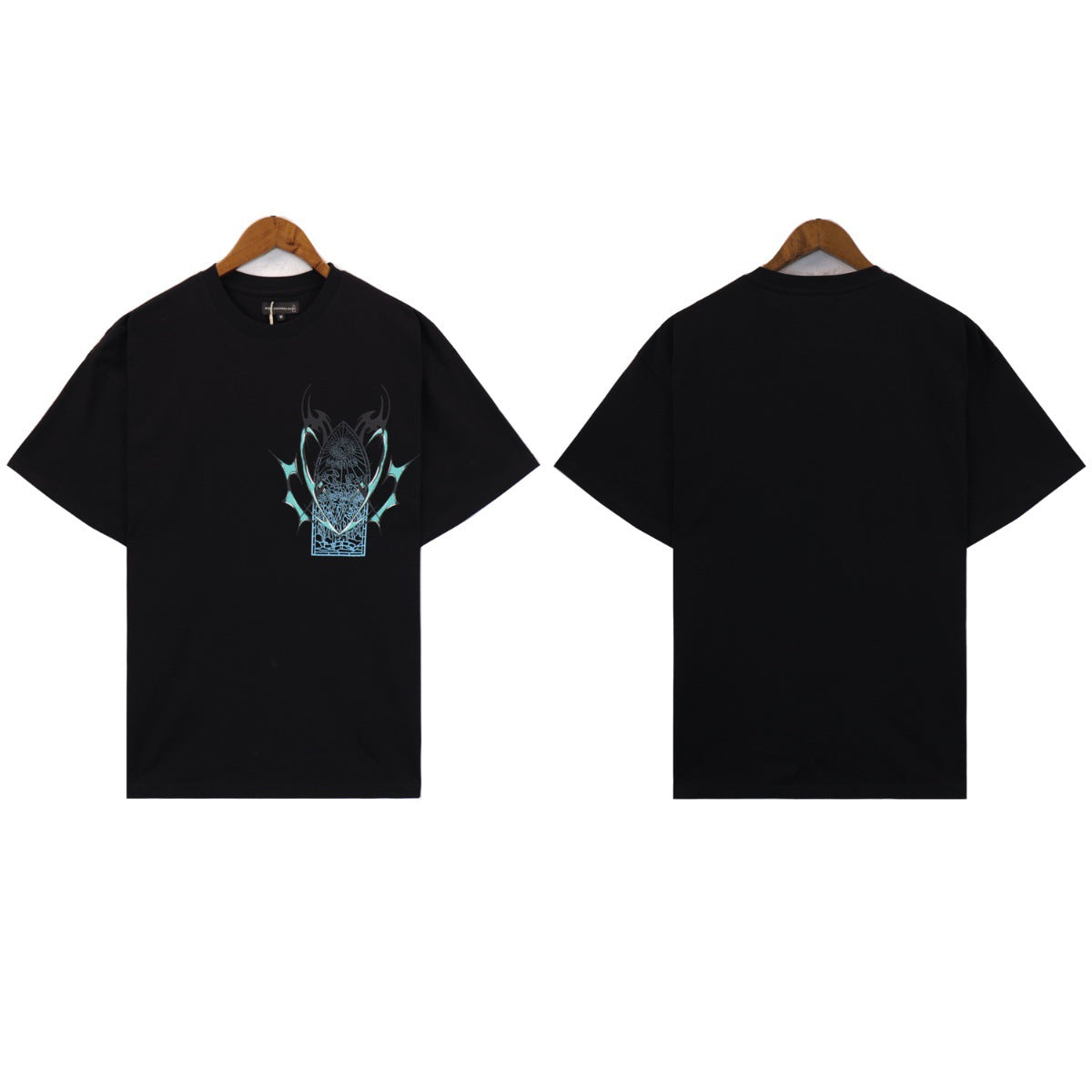Who Decides War Front Emblem Graphic T-Shirt - Black