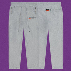 Roughplay Small Logo Track Sweatpants - Light Grey
