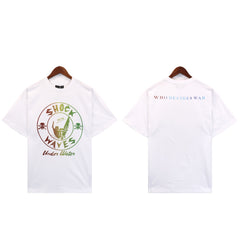 Who Decides War Shock Waves Graphic T-Shirt - White