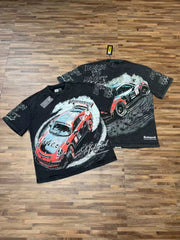 Godspeed Vintage Racing Car Graphic T-Shirt – Black