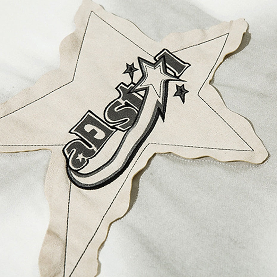 Oversized Techwear T Shirt Star
