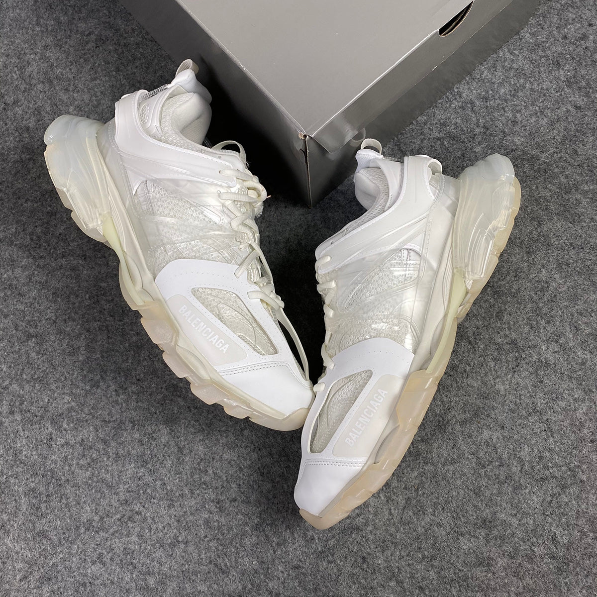 Balenciaga Track Sneaker 'Clear Sole - White Cream'
